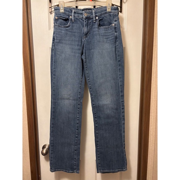 Lucky Brand Denim - Lucky Brand Easy Rider Straight Leg Jeans Womens 6 28 Regular‎ Medium Wash Blue